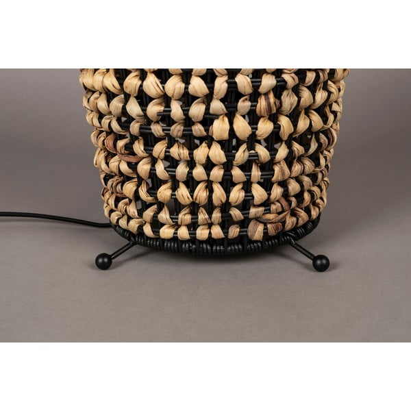 Lampada da tavolo con paralume in giacinto d'acqua Hyacint - Dutchbone-image-3