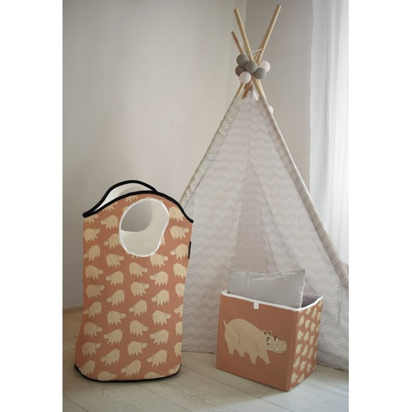 Scatola portaoggetti per bambini in tessuto In Africa - Butter Kings-image-1