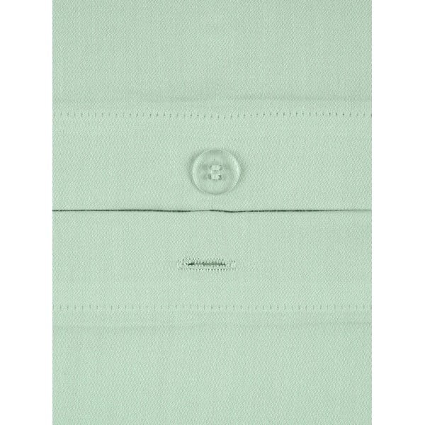 Biancheria da letto in cotone sateen verde 200x135 cm Comfort - Westwing Collection-image-3