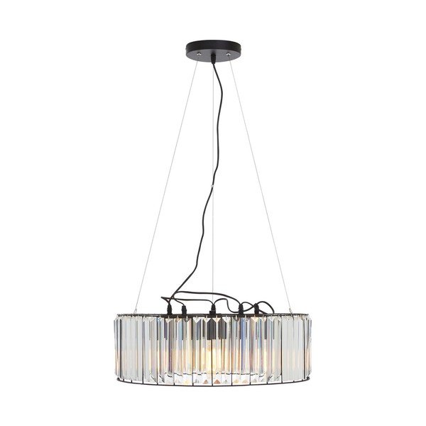 Lampadario con paralume in vetro ø 50 cm Akiko – Premier Housewares