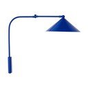 Lampada da parete blu in metallo con alimentazione a corrente Kasa – OYOY Living Design