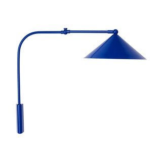 Lampada da parete blu in metallo con alimentazione a corrente Kasa – OYOY Living Design
