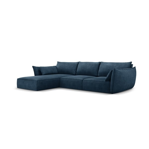 Divano angolare blu scuro (angolo sinistro) Vanda - Mazzini Sofas-image-2