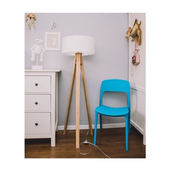 Lampada da terra bianca - Ragaba-image-1