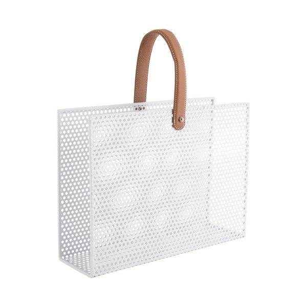 Portariviste in metallo bianco Perky Perky Mesh - PT LIVING-image-1