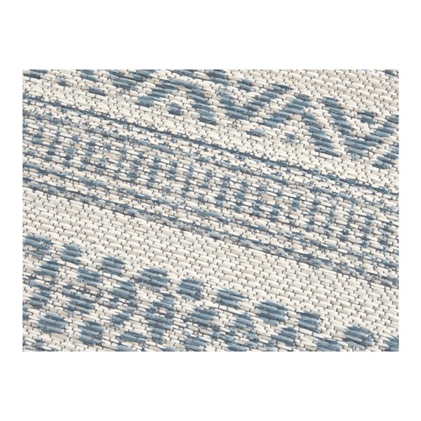 Světle krémovo-modrý koberec vhodný i na ven Elle Decoration Bloom Torcy, 80 x 150 cm-image-4