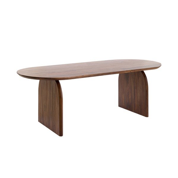Tavolo da pranzo in acacia massiccia 100x220 cm Indore – Light & Living