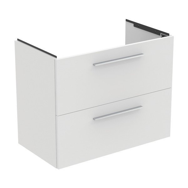 Mobile da lavabo bianco a sospensione 80x63 cm i.Life A - Ideal Standard-image-2