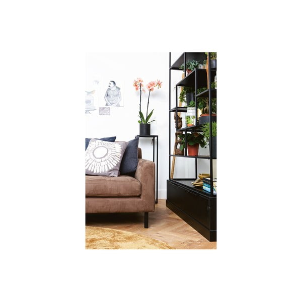 Libreria in metallo nero 126x204 cm Fons - WOOOD-image-3