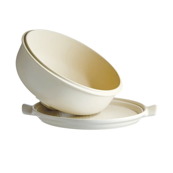 Kulatá forma na chléb v barvě slonové kosti Emile Henry, ⌀ 34 cm-image-1