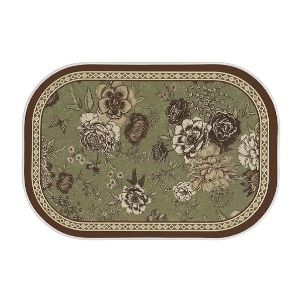 Tappetino per il bagno verde 60x90 cm – Foutastic