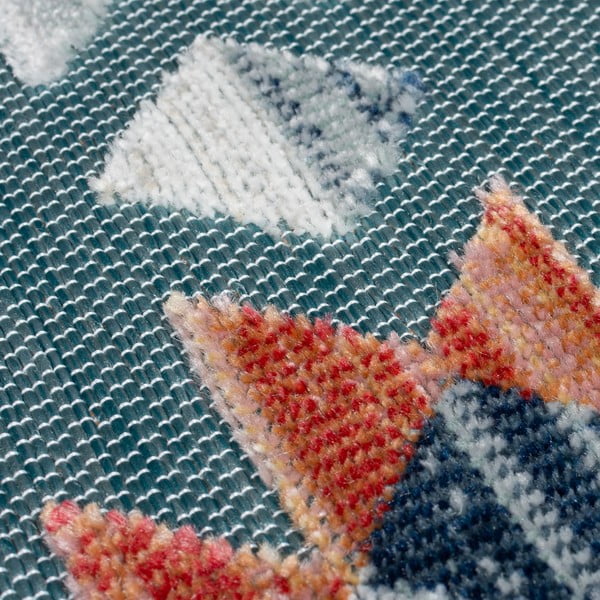 Tappeto blu per interni ed esterni 160x230 cm Avery Blue - Flair Rugs-image-3