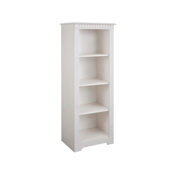 Libreria in legno di pino bianco 50x135 cm Cubrix - Støraa-image-1