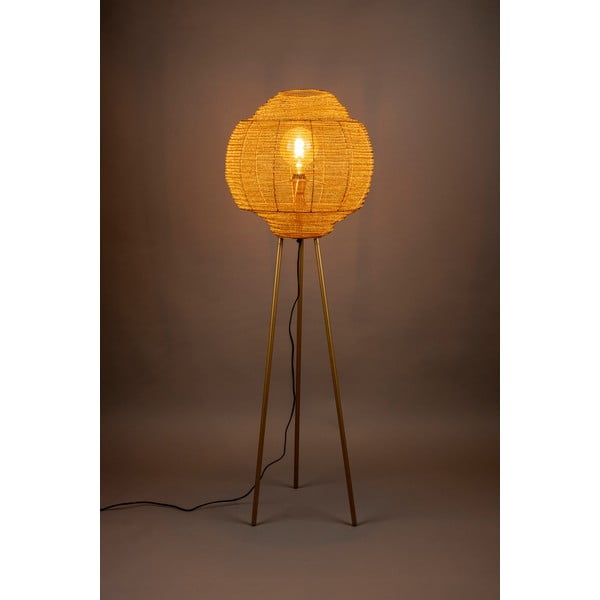 Lampada da terra in colore oro Meezan - Dutchbone-image-1