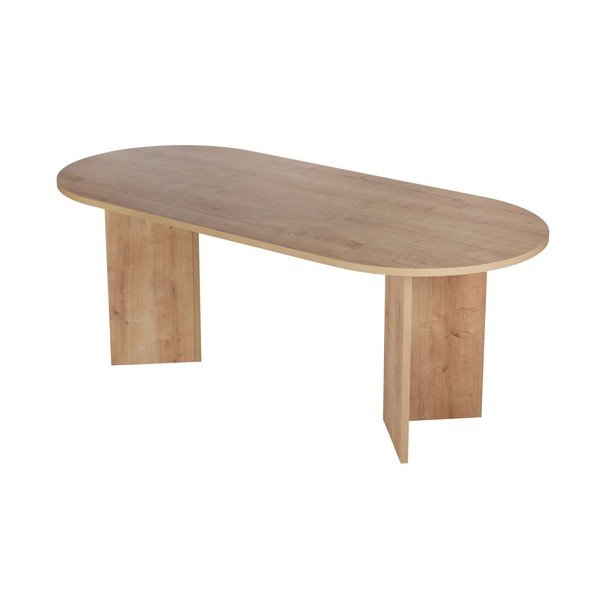 Tavolo da pranzo con effetto rovere 90x200 cm Sabella – Kalune Design-image-3