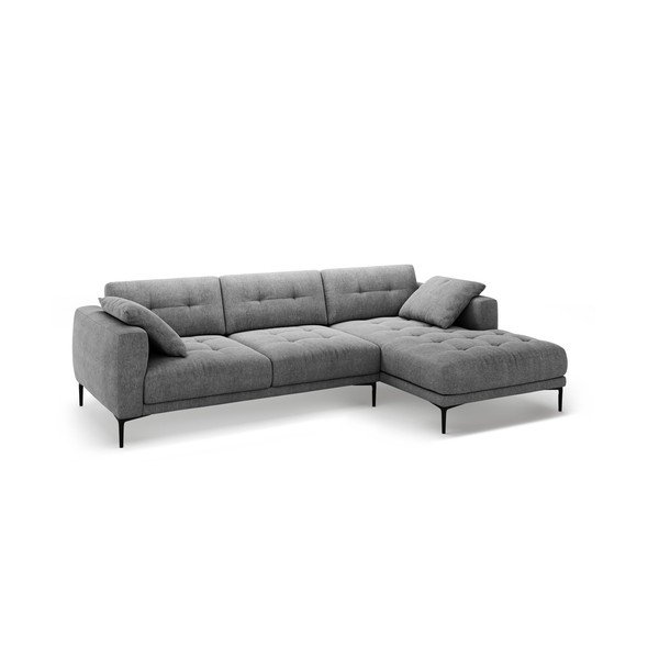 Divano angolare grigio (con penisola a destra/con chaise lounge) Bemy – Micadoni -image-1