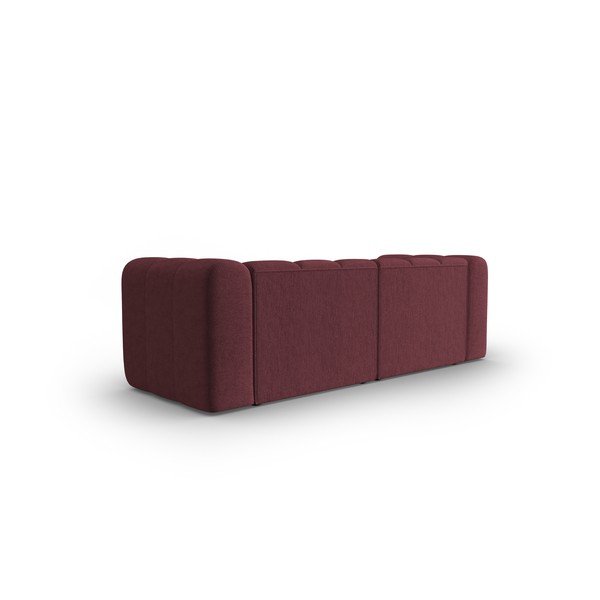 Divano bordeaux 228 cm Lupine - Micadoni Home-image-4