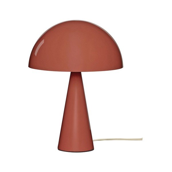 Lampada da tavolo rossa (altezza 34 cm) Mush - Hübsch