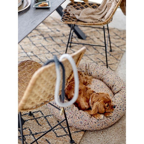 Cuccia in cotone marrone ø 60 cm Vittoria - Bloomingville-image-1