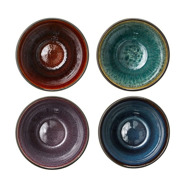 Tazze in set da latte nere in ceramica 4 pz 270 ml Gastro Black/Mix – Bitz-image-2