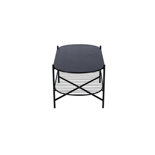 Tavolino ovale nero Joe - Bonami Selection-image-3