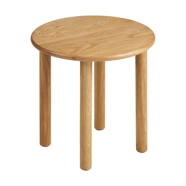 Tavolino rotondo in rovere massiccio ø 40 cm Jena – House Nordic