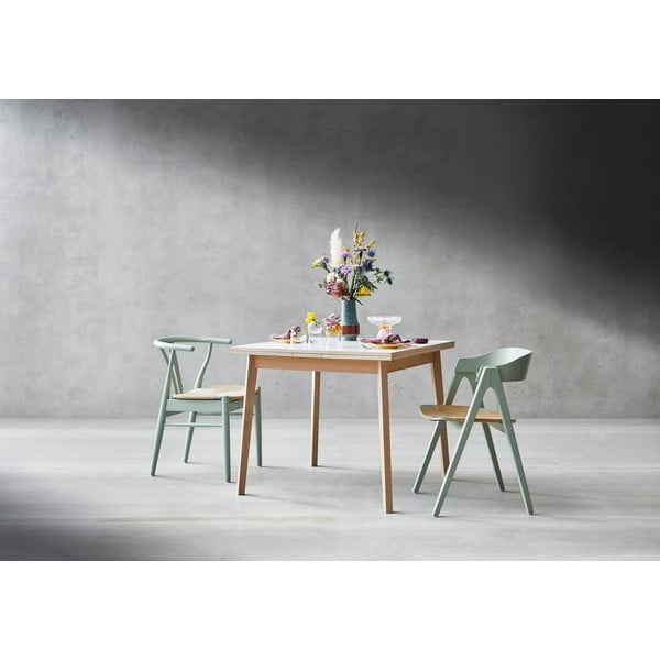Tavolo da pranzo pieghevole con piano bianco Hammel , 90 x 90 cm Single - Hammel Furniture-image-1