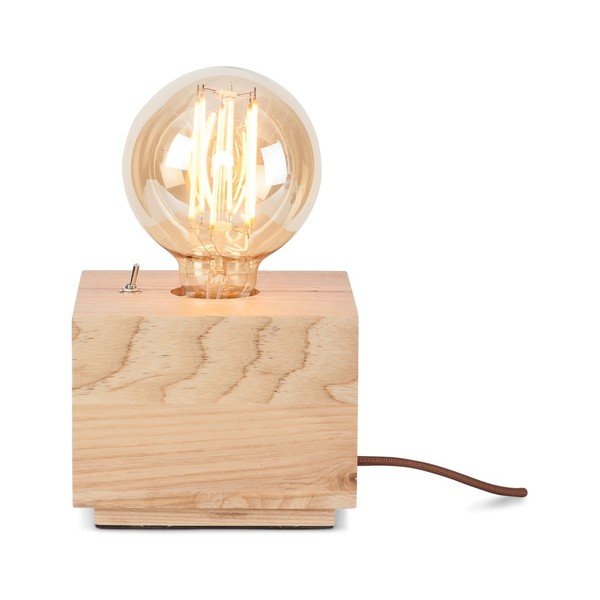 Lampada da tavolo in legno di quercia Tre Kobe - Citylights-image-1