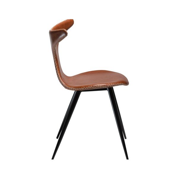 Sedia in similpelle marrone e Dolphin - DAN-FORM Denmark-image-4