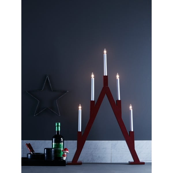 Decorazione luminosa natalizia rossa Bjurfors - Markslöjd-image-1