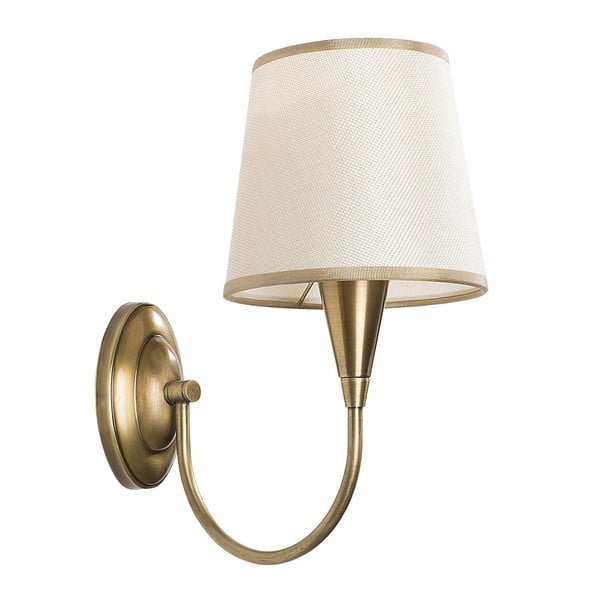 Lampada da parete beige/dorata Patrick – Opviq lights-image-3