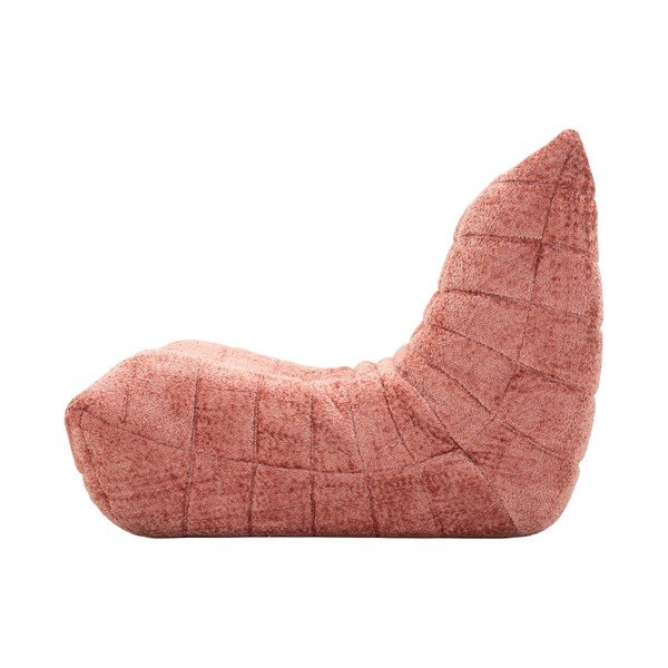 Puof a sacco rosa con rivestimento in bouclé Mask – Mauro Ferretti-image-4