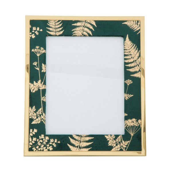 Portafoto da tavolo verde e oro, 20 x 25 cm Glam - Mauro Ferretti-image-2