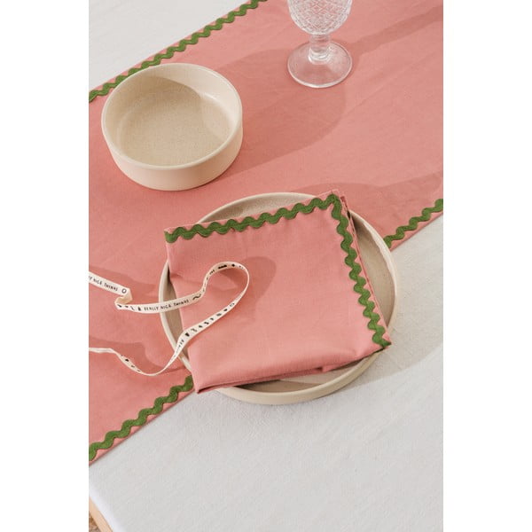 Runner da tavola in lino in set da 2 41x130 cm Wavy - Really Nice Things-image-3