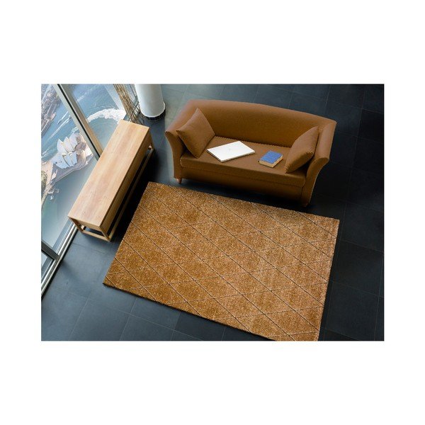 Tappeto marrone Bukit Copper, 140 x 200 cm - Universal