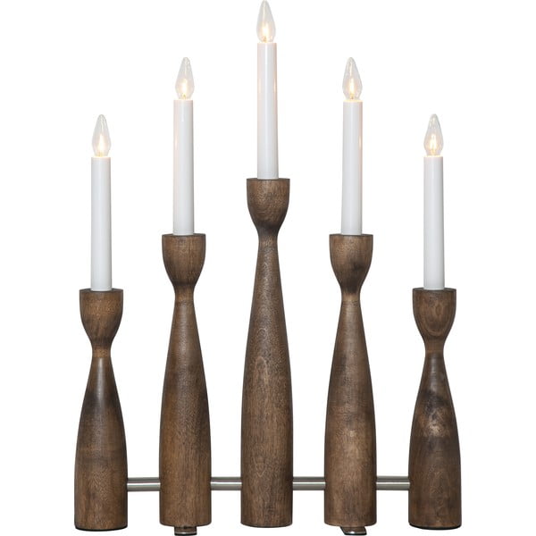 Decorazione natalizia luminosa colore naturale scuro con alimentazione a corrente Midja 2.0 – Star Trading