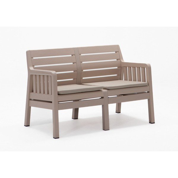 Set da giardino beige per 4 persone Lara - Floriane Garden-image-2