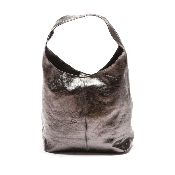 Borsa in pelle grigia Lucia - Sofia Cardoni-image-1