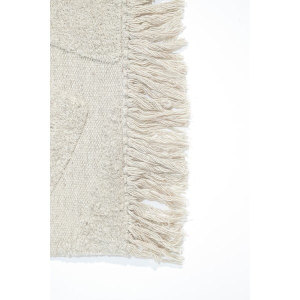 Tappeto in lana crema 200x300 cm Bajelo - Light & Living-image-4