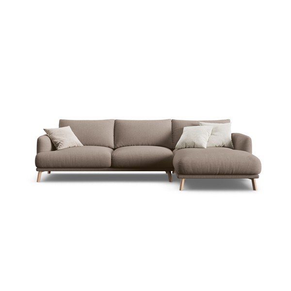 Divano angolare grigio tortora (con penisola a destra/con chaise lounge) Naomi – Micadoni -image-2
