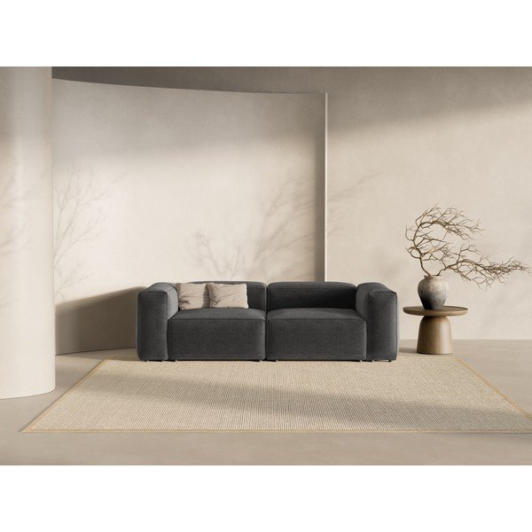 Divano grigio scuro 264 cm Bergamo – Cosmopolitan Design-image-1