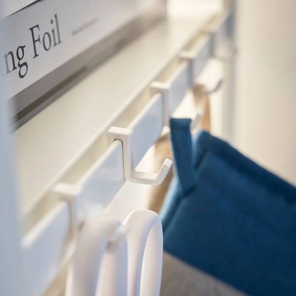 Scaffale bianco opaco in acciaio 60x170x46,5 cm Tower – YAMAZAKI-image-3