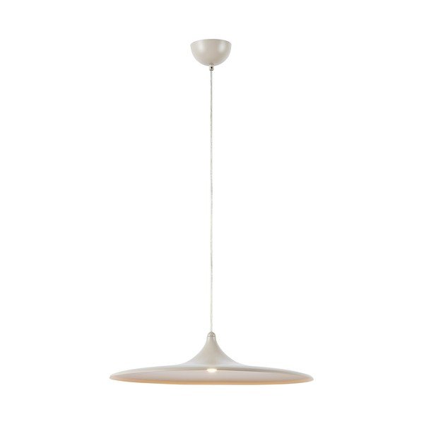 Lampadario LED beige in metallo con intensità regolabile ø57x13 cm Beam – Markslöjd