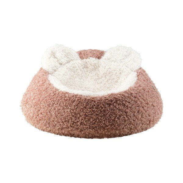 Pouf a sacco per bambini rosa polveroso con rivestimento in pelliccia sintetica Yeti – Wigiwama