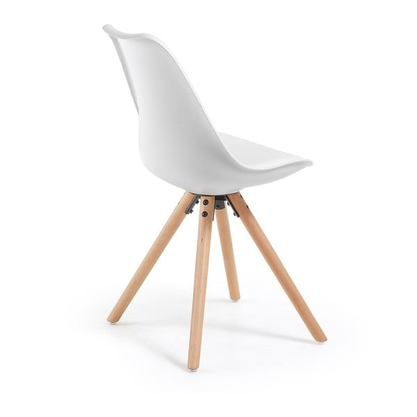 Sedia bianca con gambe in faggio Bonami Essentials Lumos - loomi.design-image-1