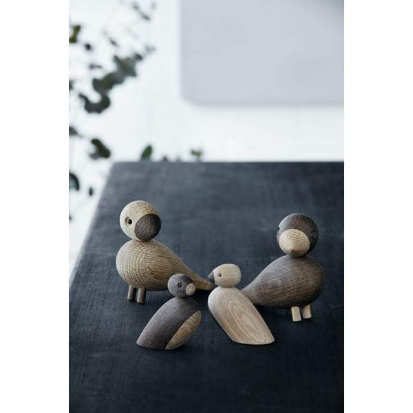 Statuette in set di 2 pezzi Pair of Sparrows - Kay Bojesen Denmark-image-1