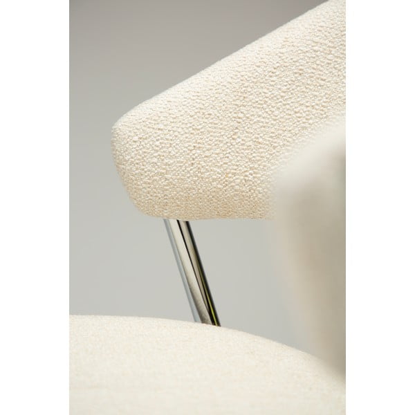 Sedia da pranzo color crema in imbottito Zone – DAN-FORM Denmark-image-4