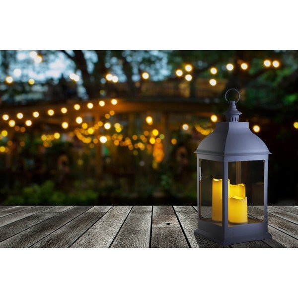 Lanterna LED bianca (altezza 54 cm) - Tomasucci-image-3