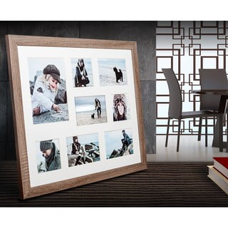 Cornice marrone per 8 foto, 51 x 41 cm Narvik - Styler