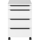 Armadietto bianco su ruote 42x63x60 cm Mailand – Germania